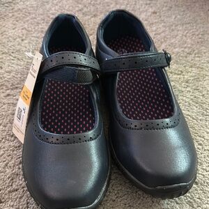 Classic Navy Blue Kids Mary Jane Shoes